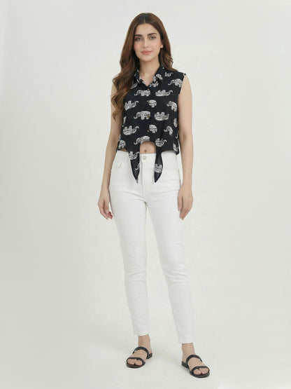 Lawn Slub Top