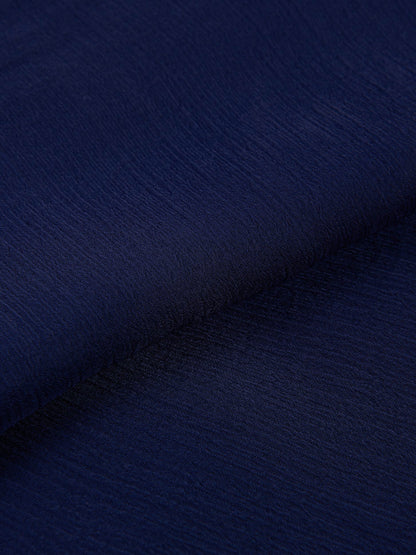 Dyed Chiffon Dupatta - Dark Blue