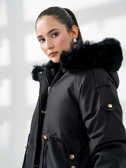 Fur Hooded Jacket