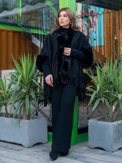 Fur Cape Shawl