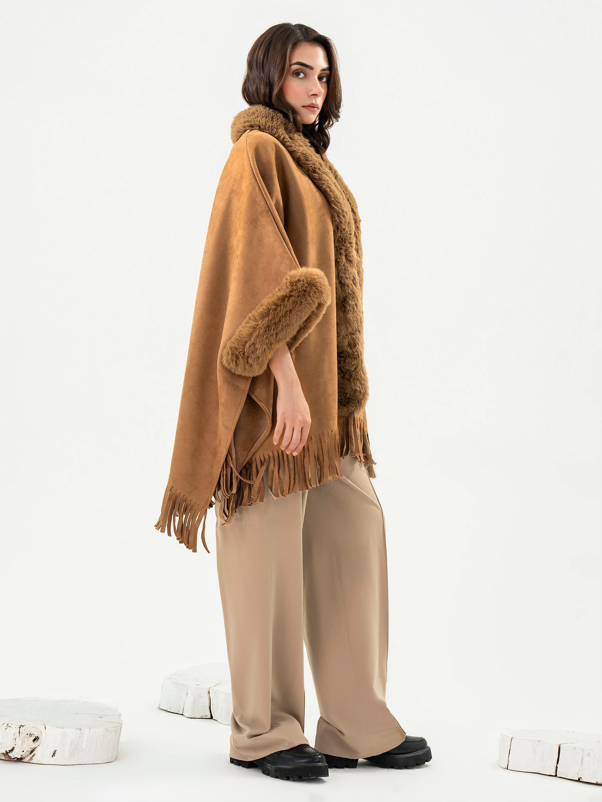 Fur Cape Shawl