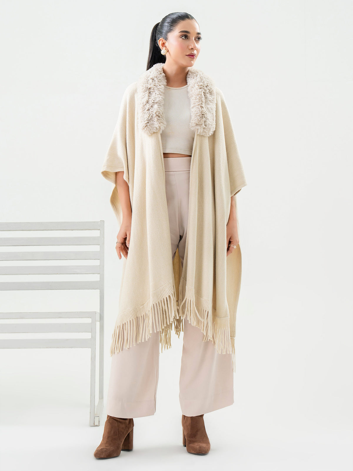 Fur Cape Shawl
