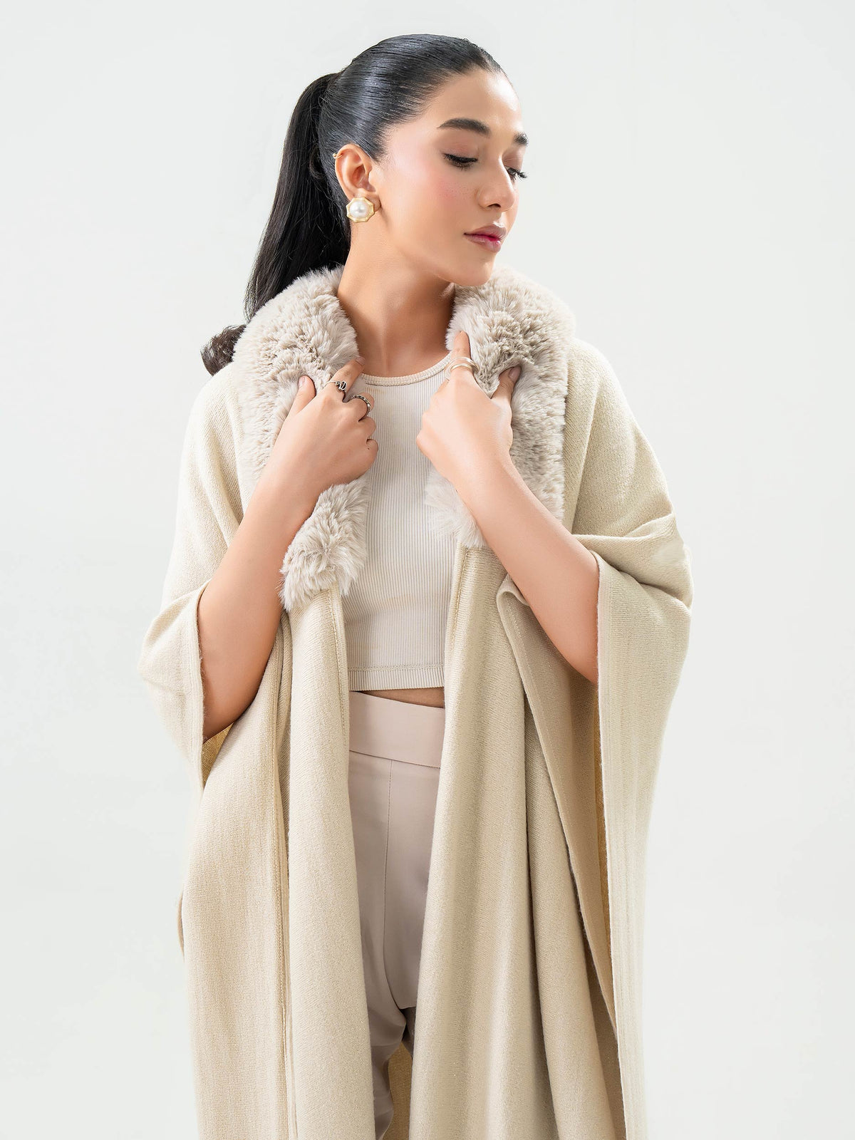 Fur Cape Shawl