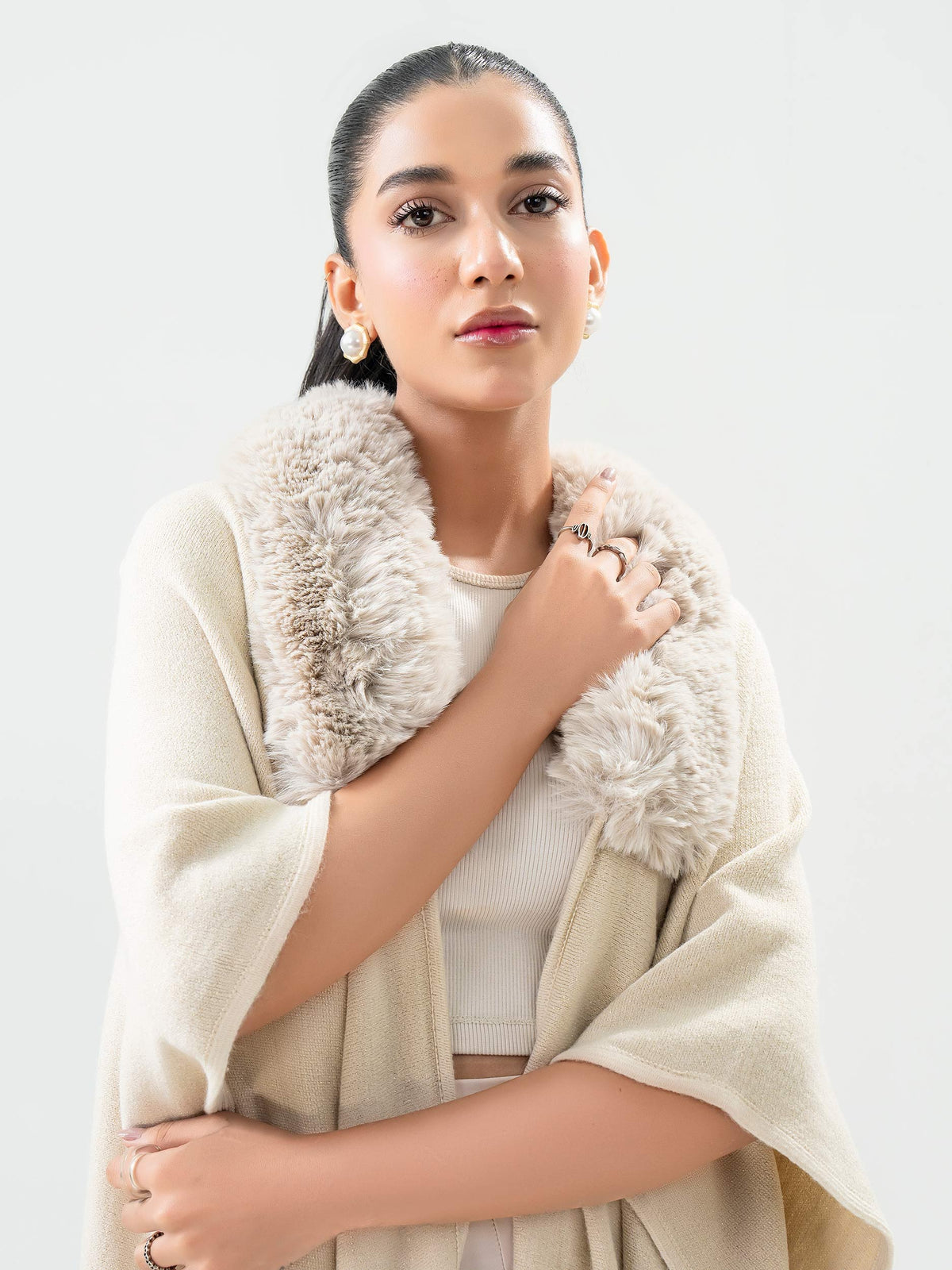 Fur Cape Shawl