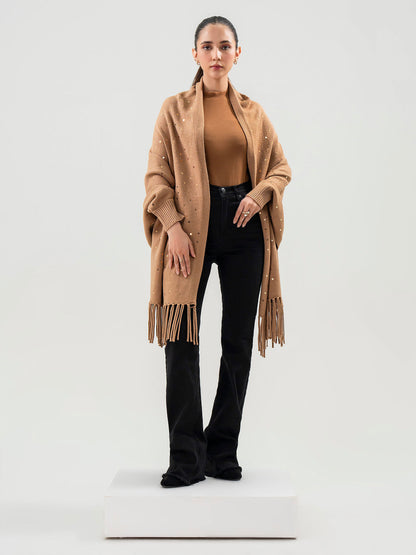 Knitted Cape Shawl