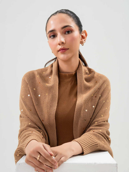Knitted Cape Shawl