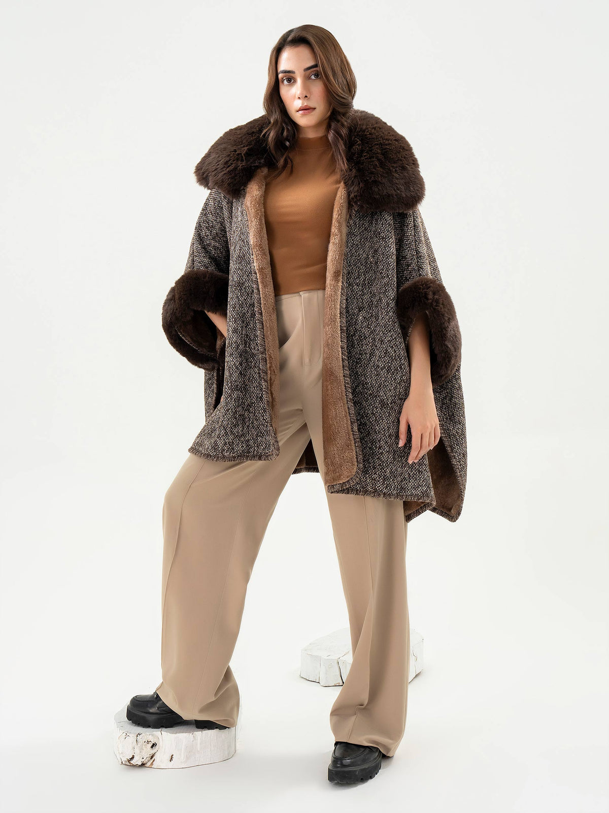 Woolen Cape Shawl