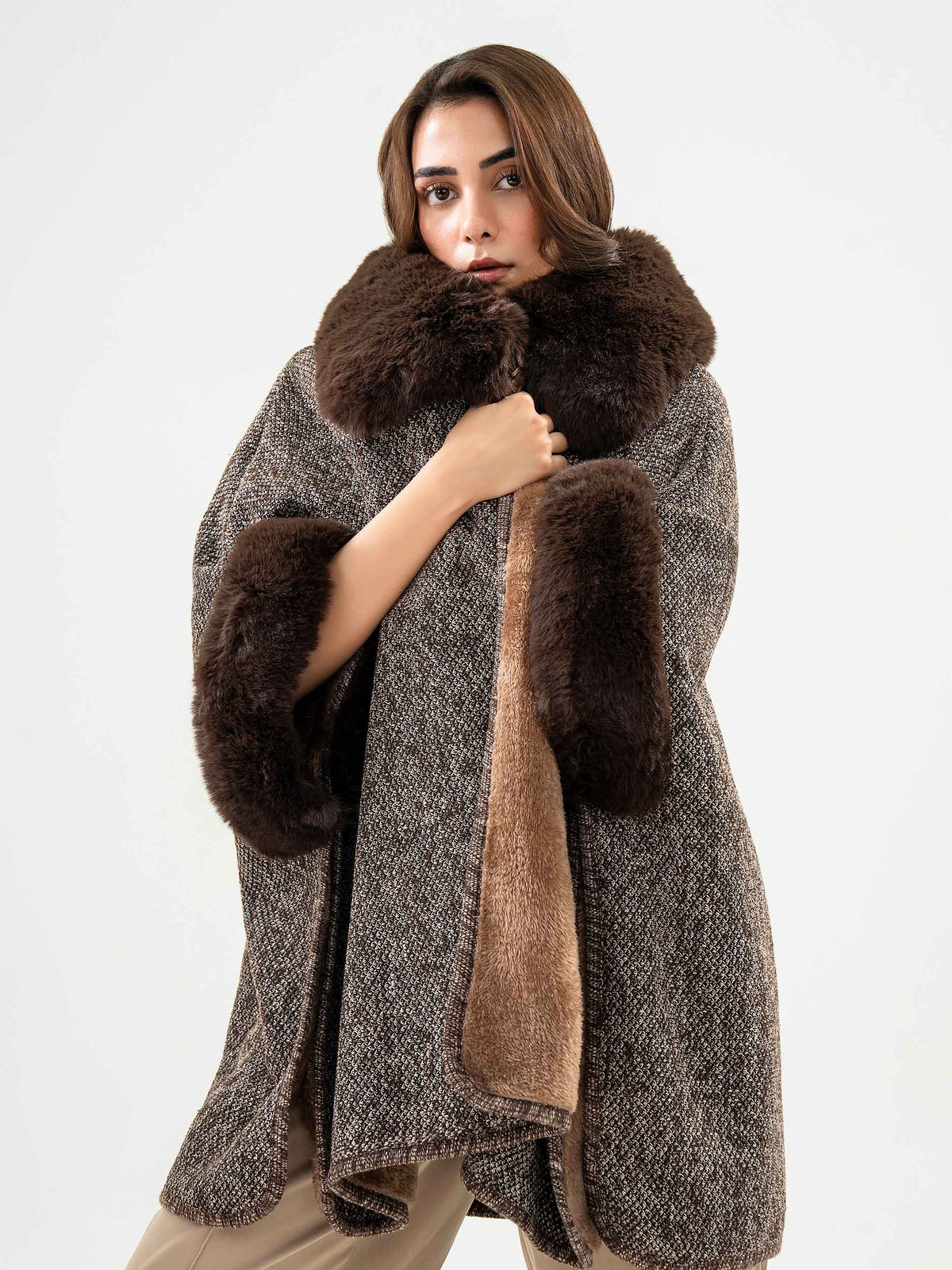 Woolen Cape Shawl