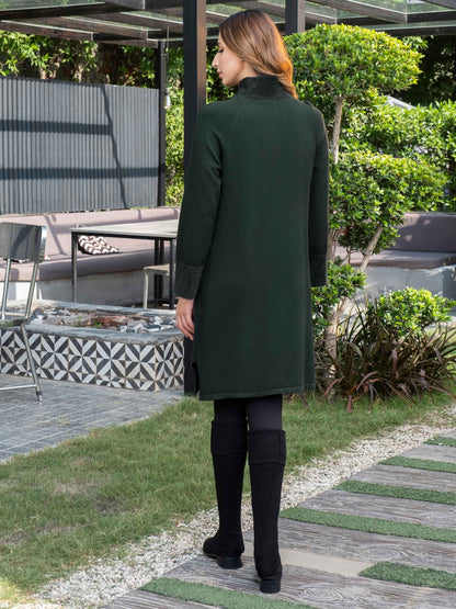 Dyed Woolen Dress