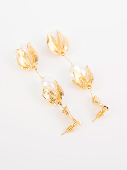 Dangling Flower Earrings