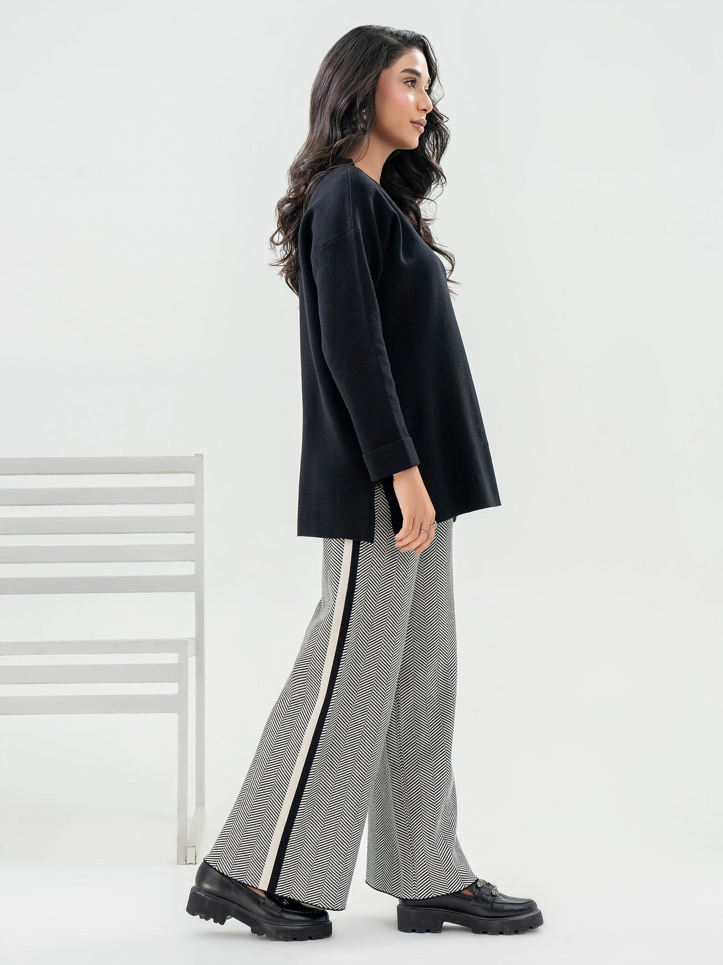 Printed Woolen Co-Ord Set