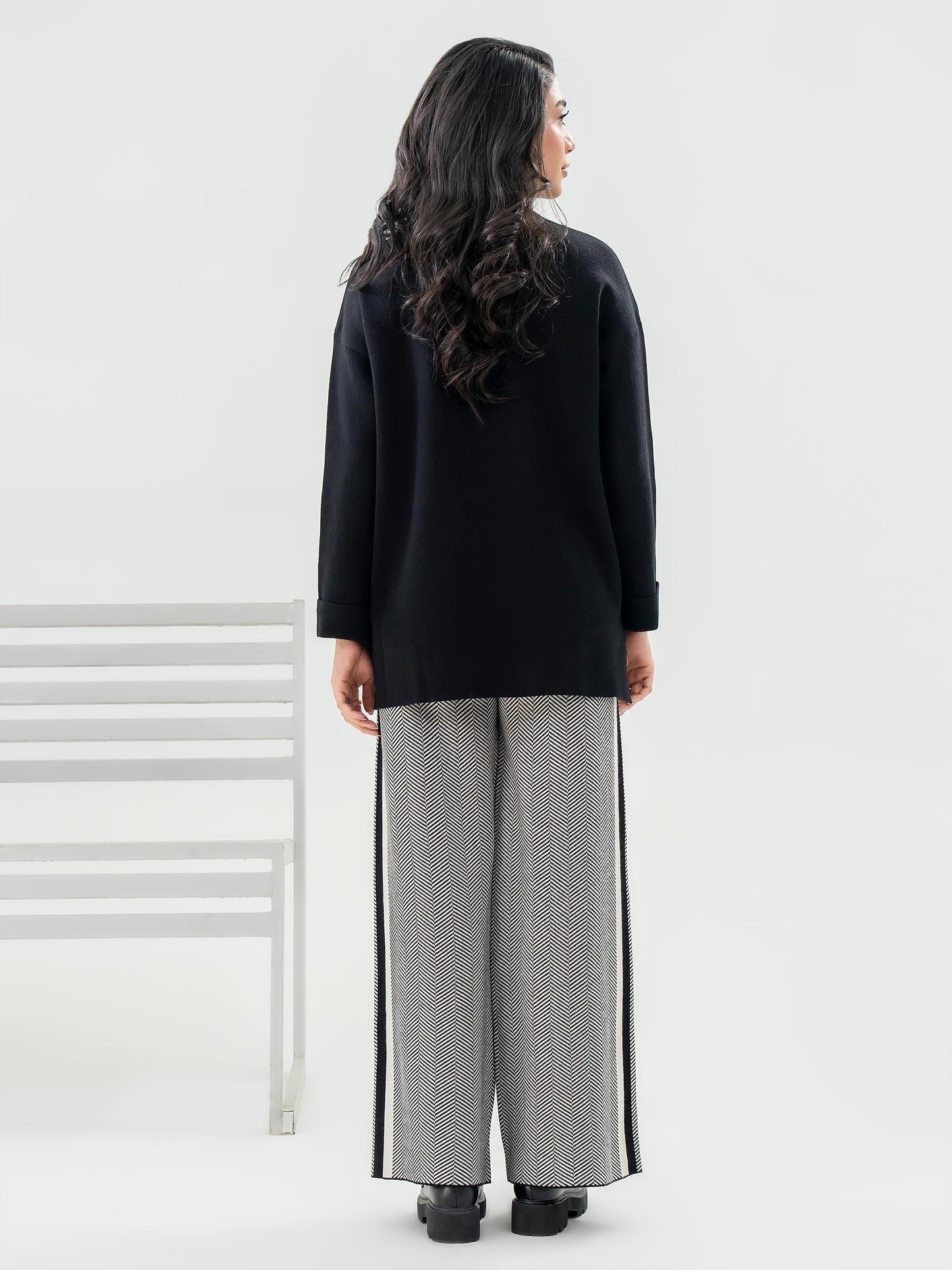 Printed Woolen Co-Ord Set