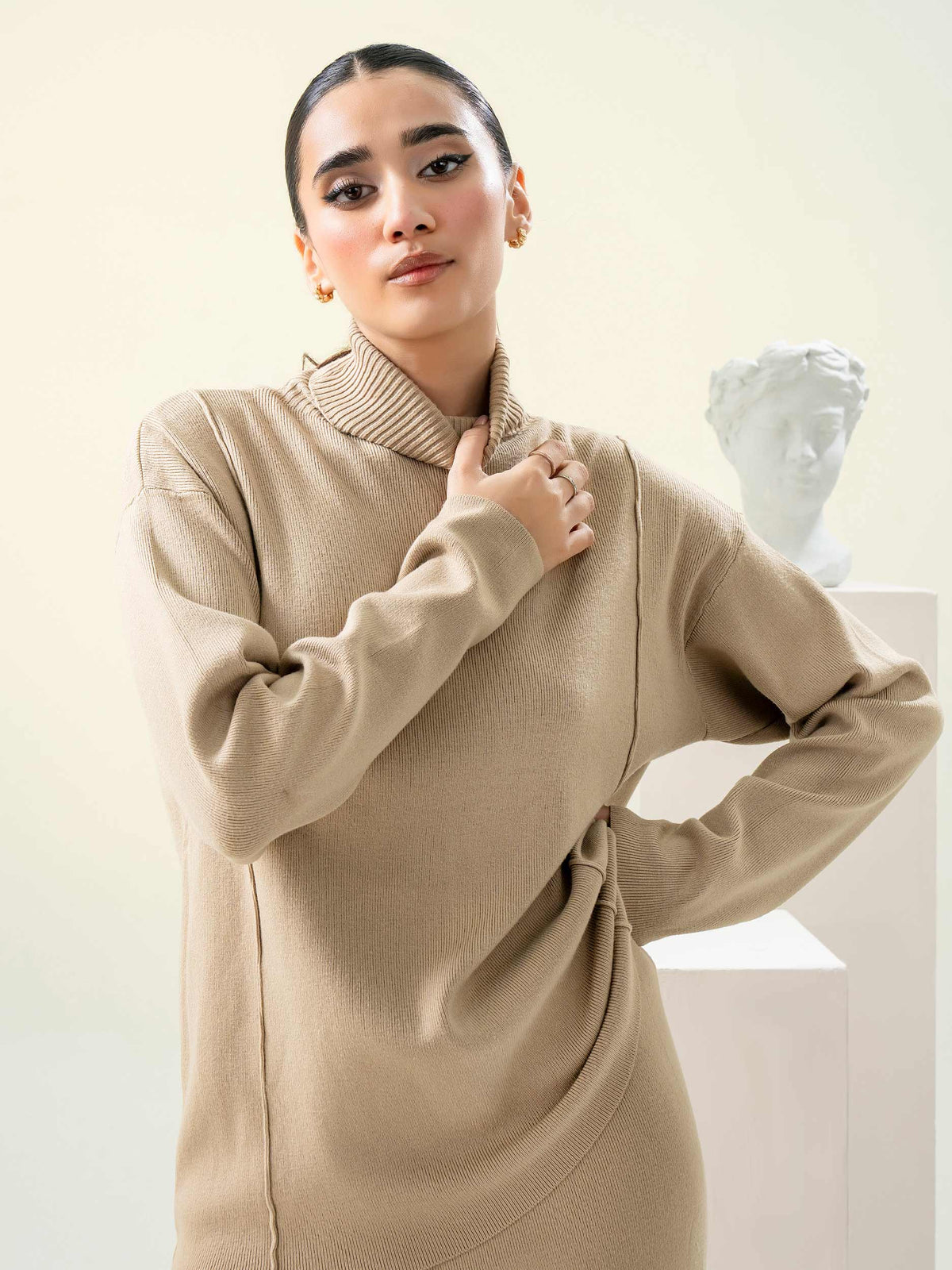 Dyed Woolen Co-Ord Set