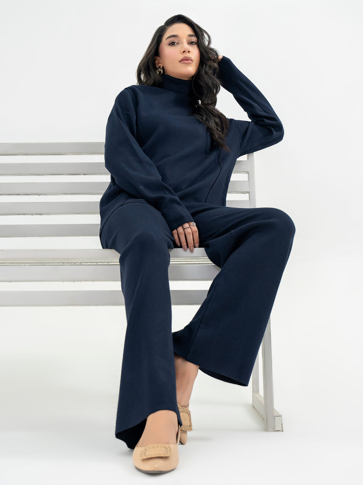 Dyed Woolen Co-Ord Set