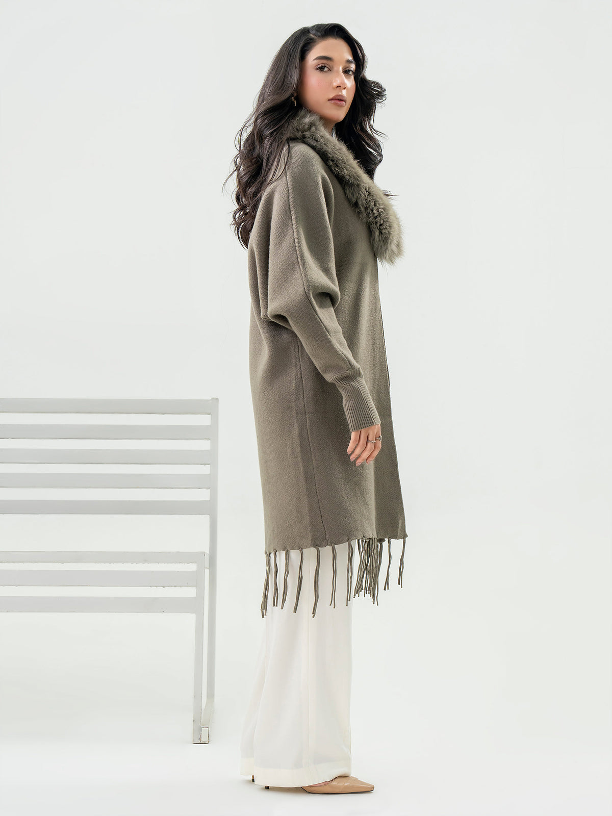Fur Cardigan