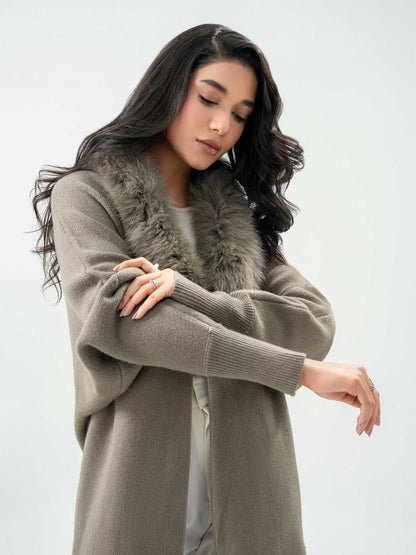 Fur Cardigan