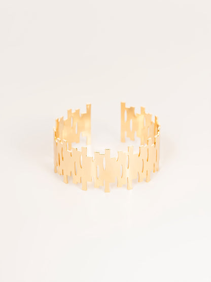 Geometric Cuff Bracelet