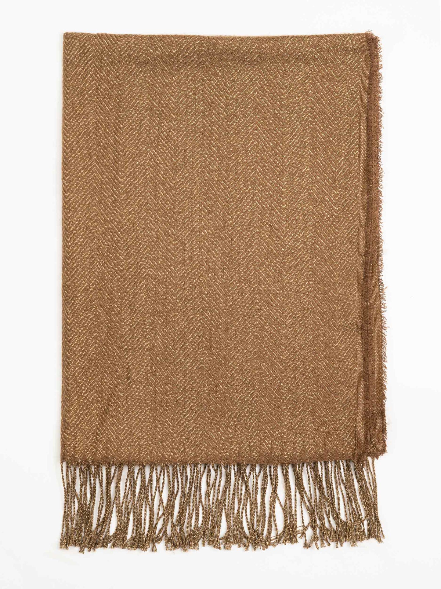 Self Patterend Woolen Shawl