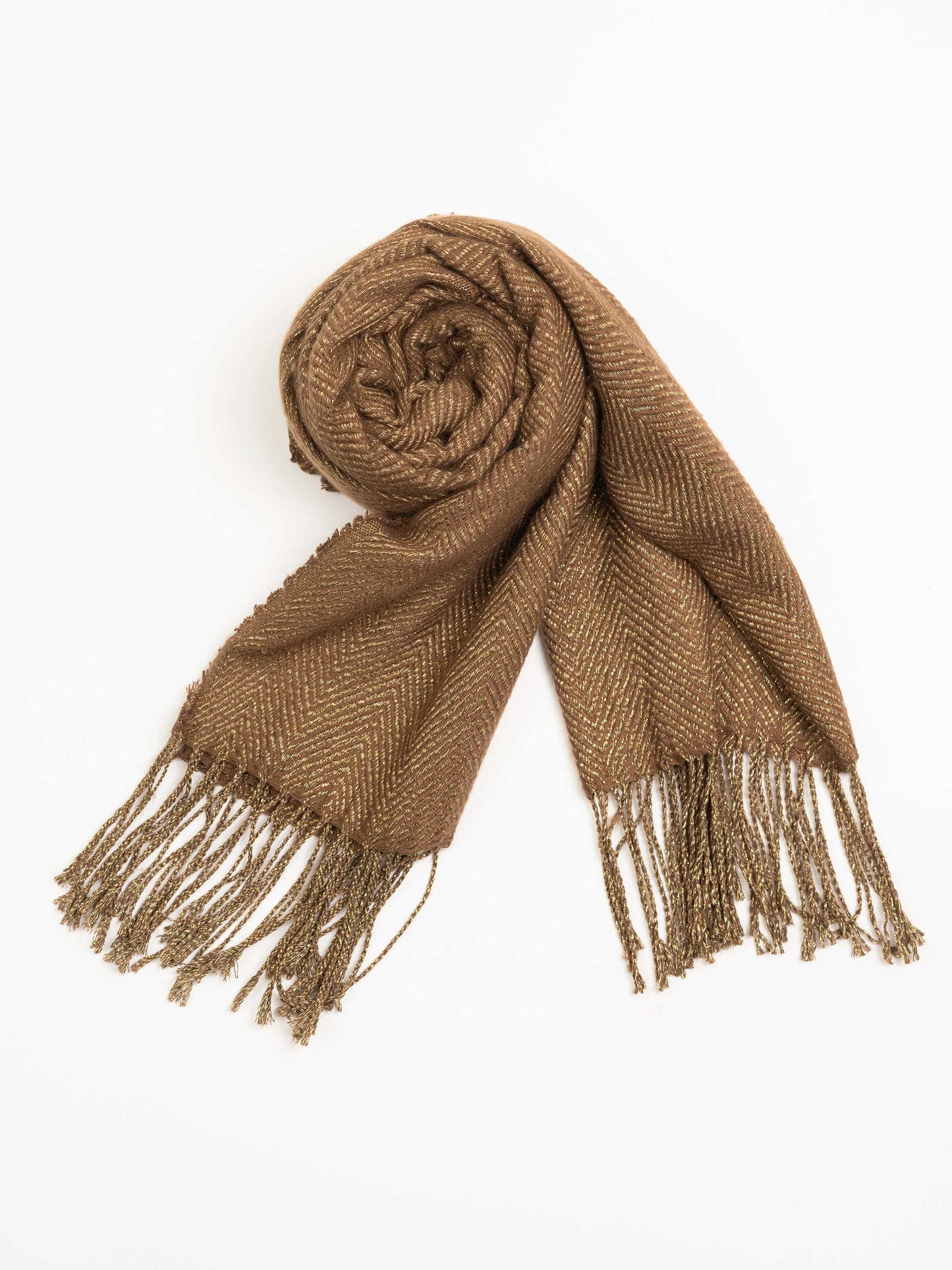 Self Patterend Woolen Shawl