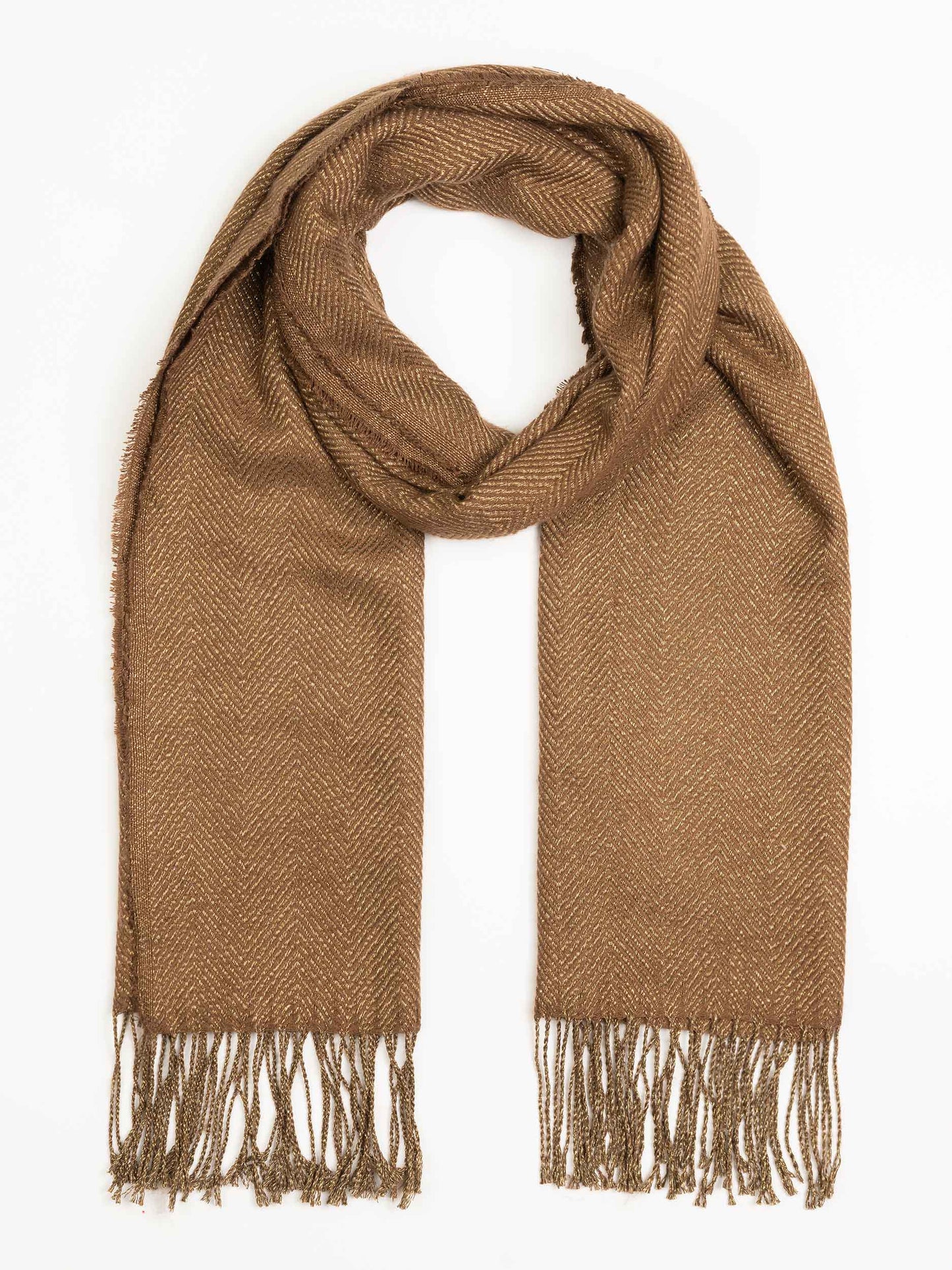 Self Patterend Woolen Shawl