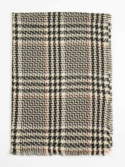 Printed Sequined Woolen Shawl