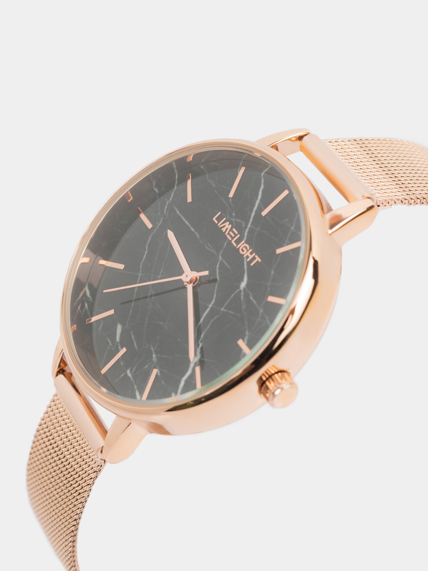 Marble-Patterned Watch