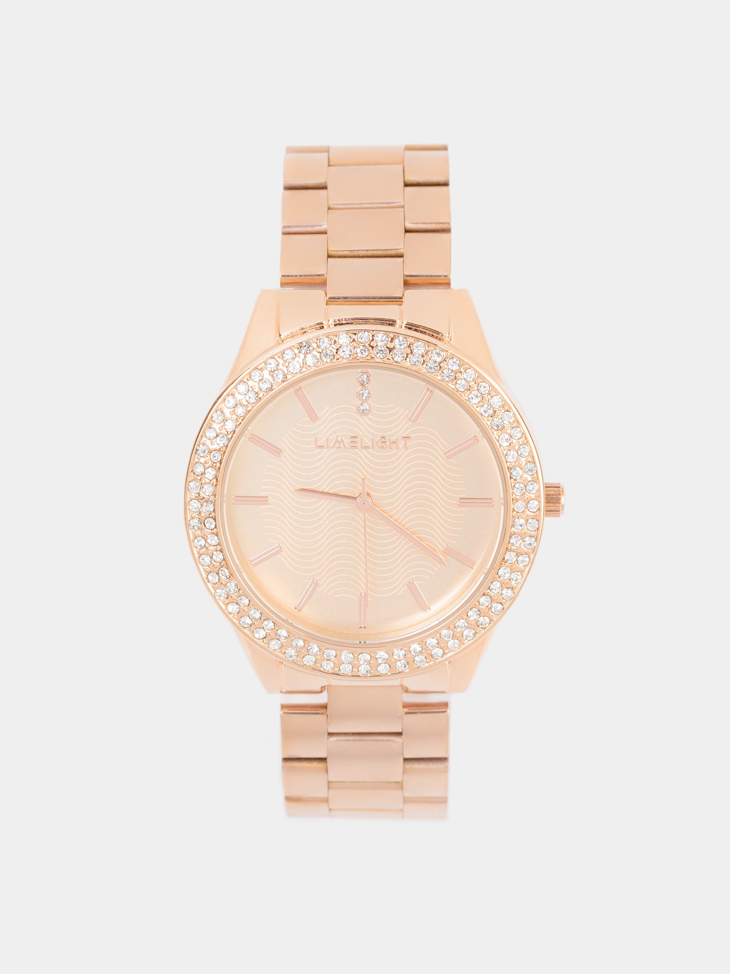 Rhinestone Embellished Watch