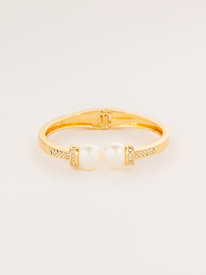 Crystal-Pearl Bracelet
