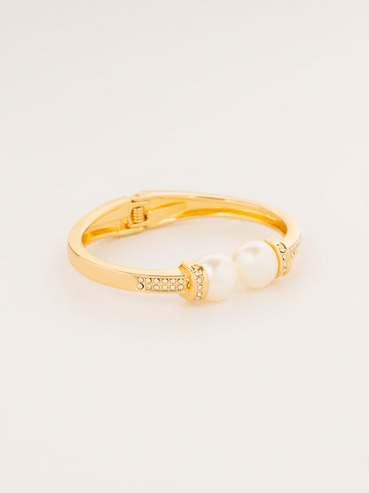 Crystal-Pearl Bracelet