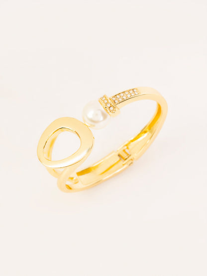 Crystal-Pearl Bracelet