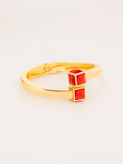 Dual Square Stone Bracelet