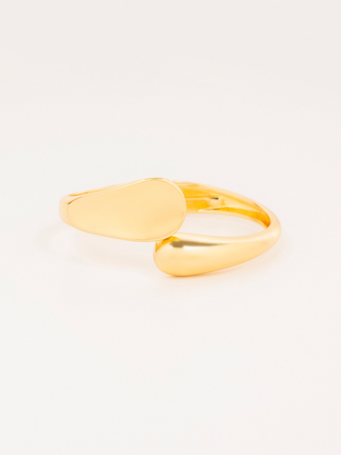 Sculptural Overlap Bracelet