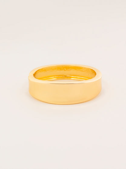 Sleek Wide Cuff Bracelet