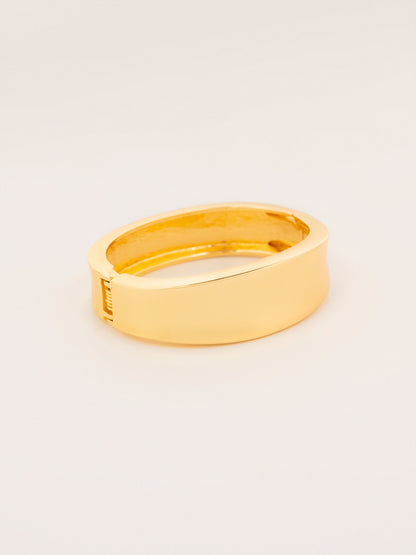 Sleek Wide Cuff Bracelet