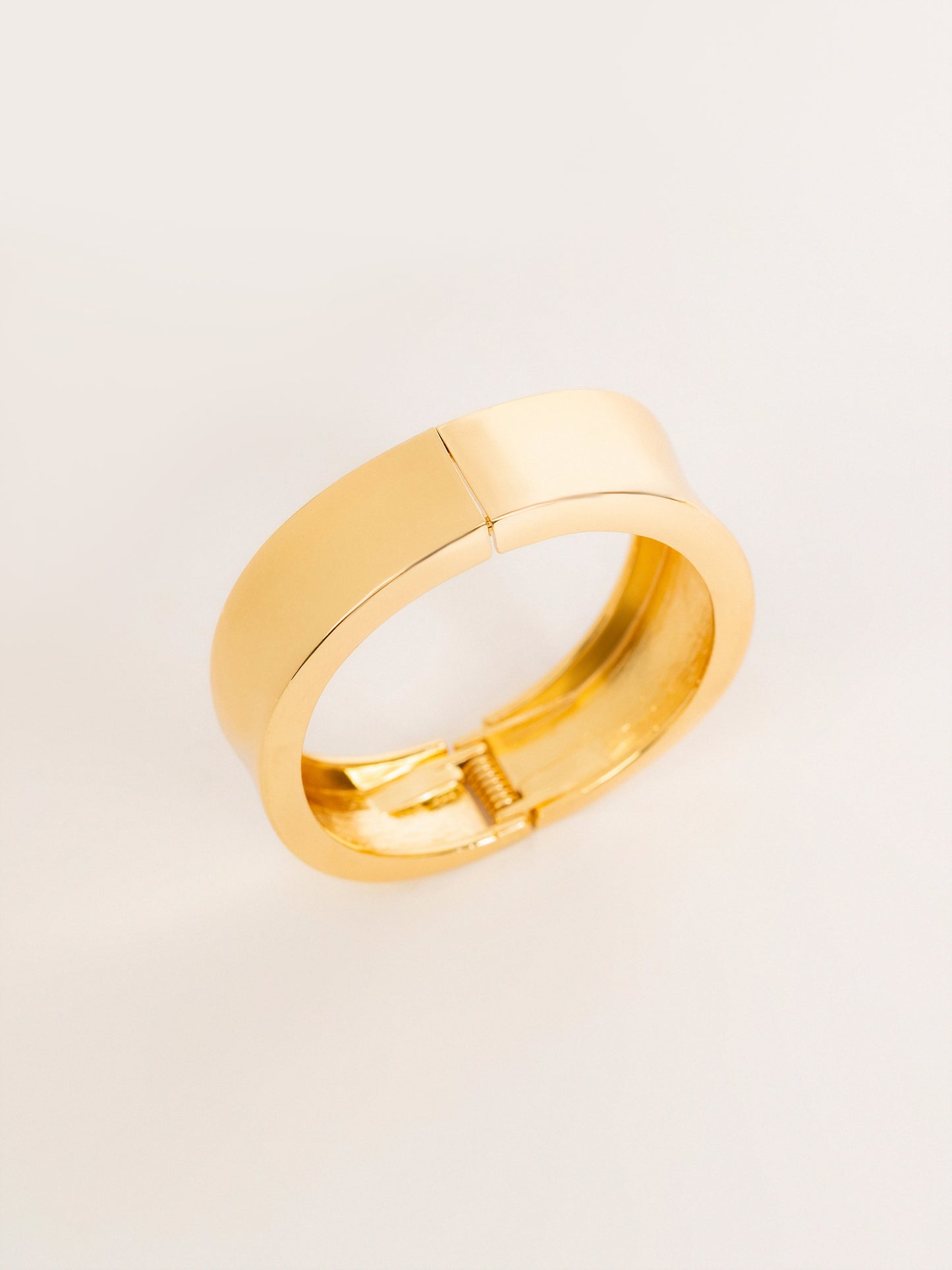 Sleek Wide Cuff Bracelet