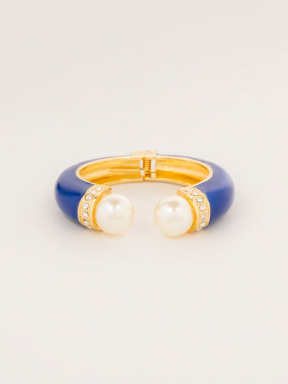 Enamel Pearl Bracelet