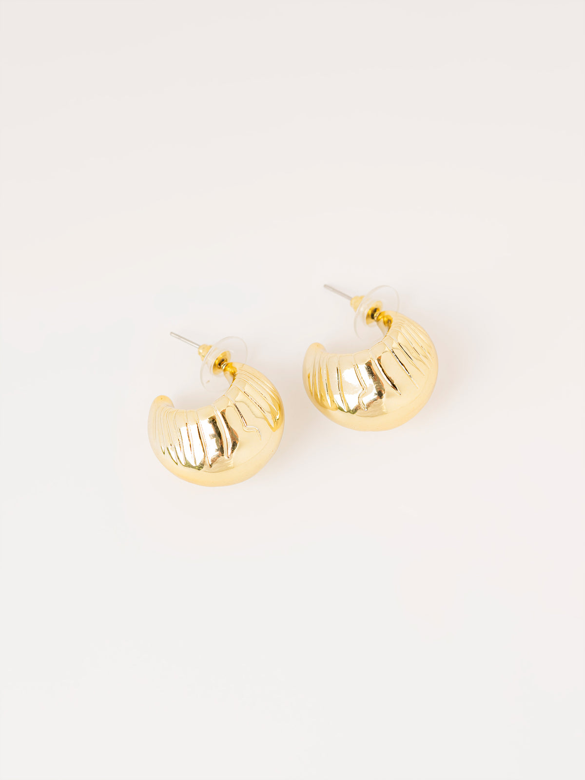 Dome Hoop Earrings