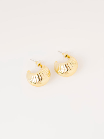 Dome Hoop Earrings