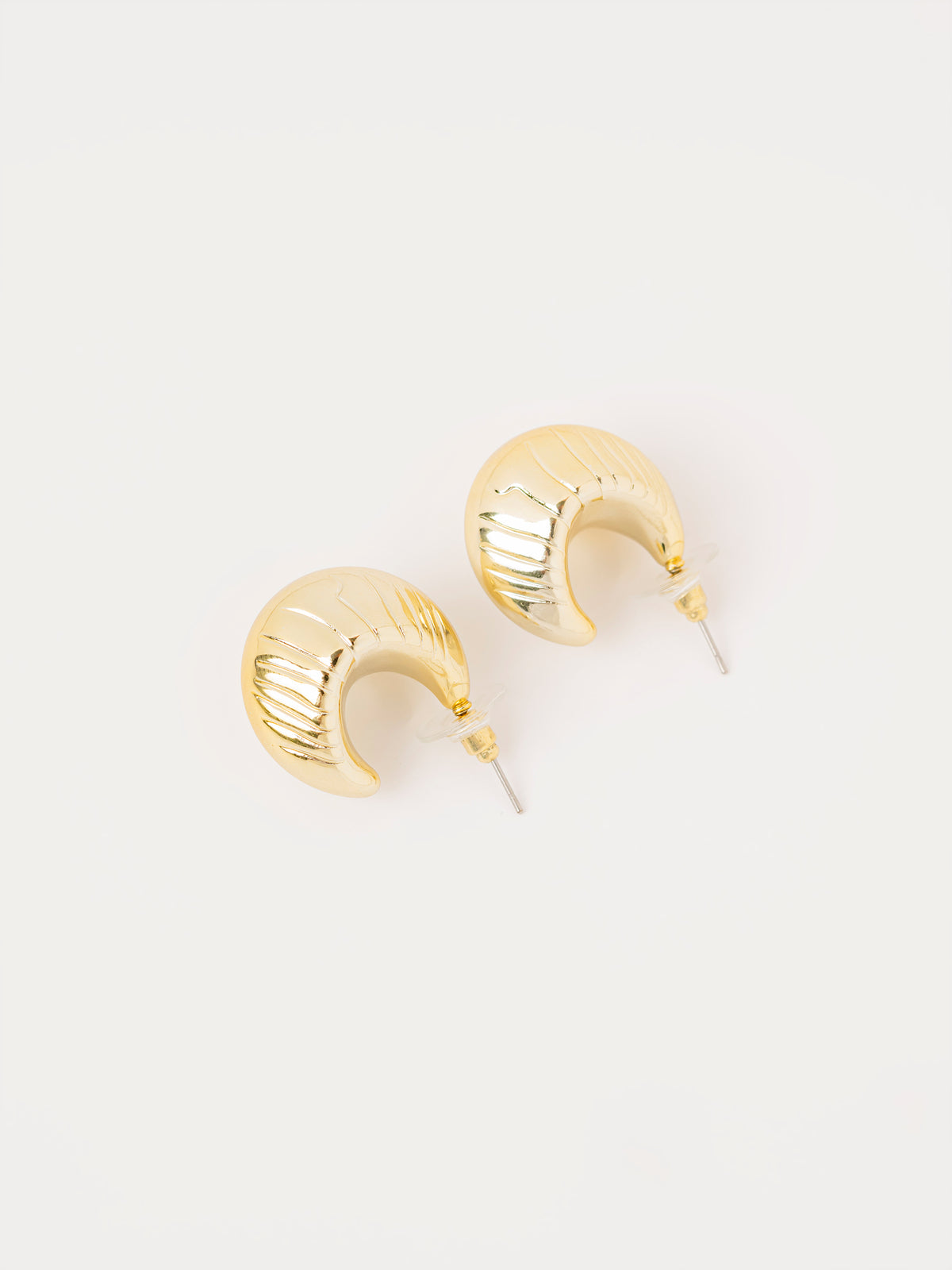 Dome Hoop Earrings