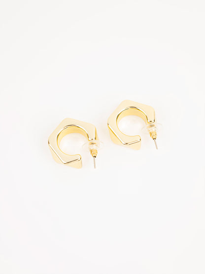 Sculpted Hoop Earrings