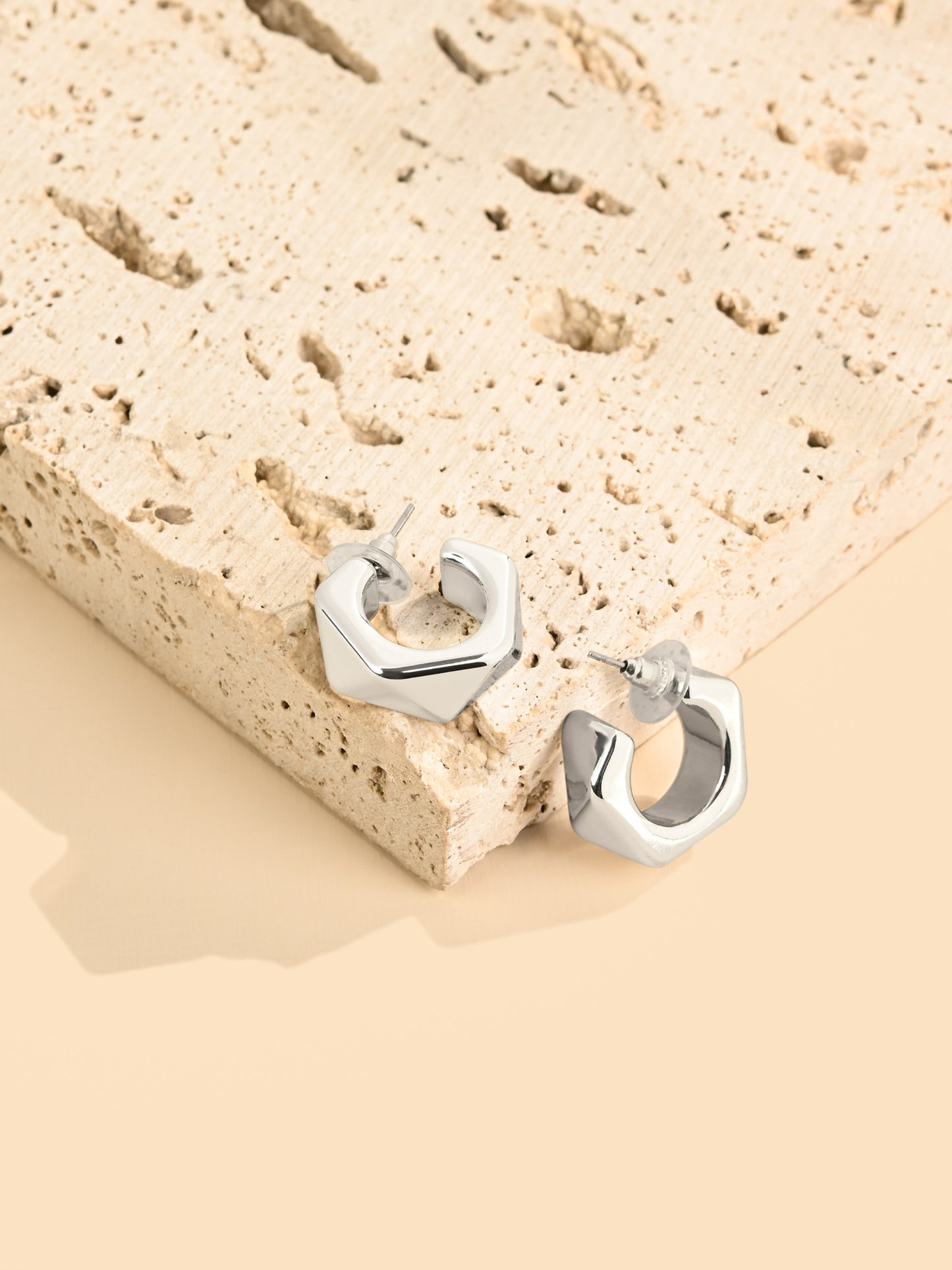 Sculpted Hoop Earrings