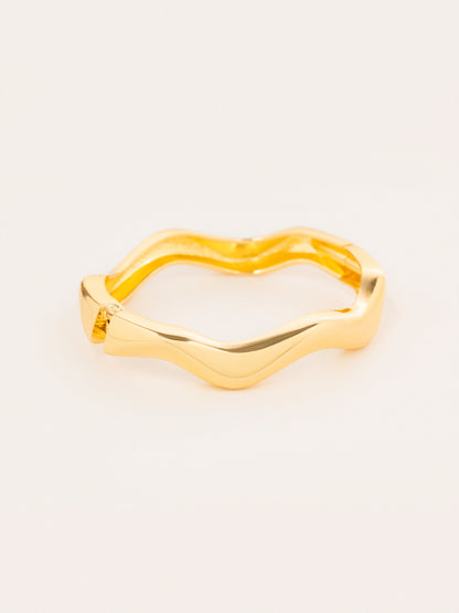 Wavy Bangle Bracelet