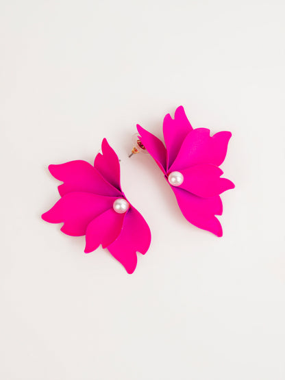 Floral Pearl Earrings