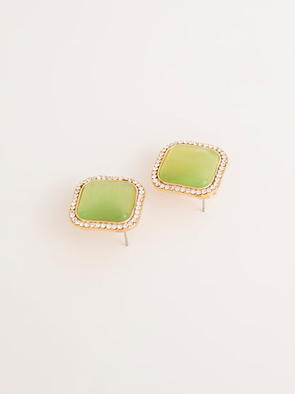 Square Stud Earrings