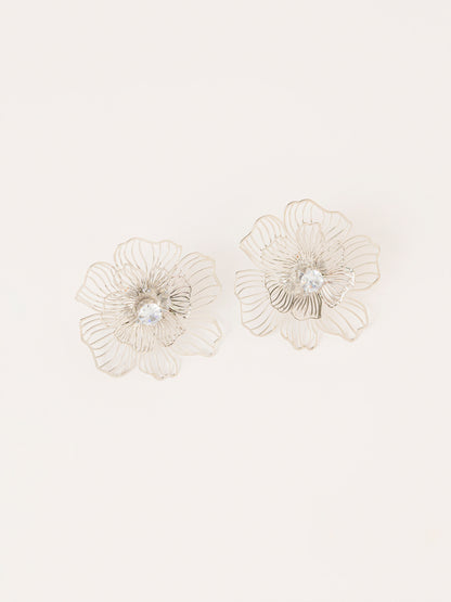 Floral Wire Earrings