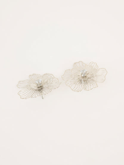 Floral Wire Earrings