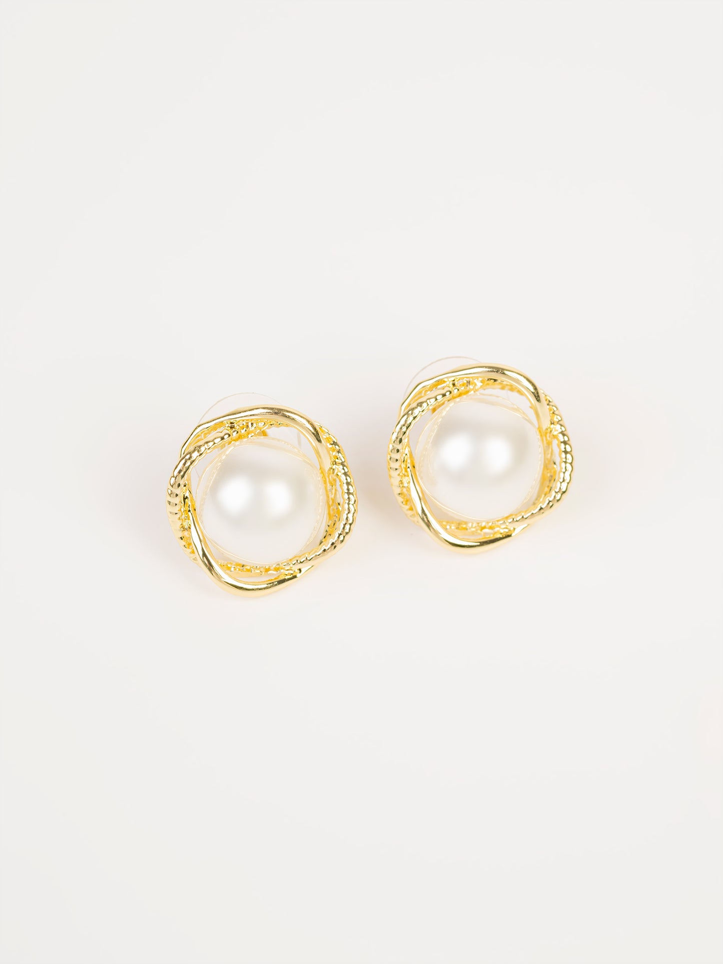 Floral Pearl Studs