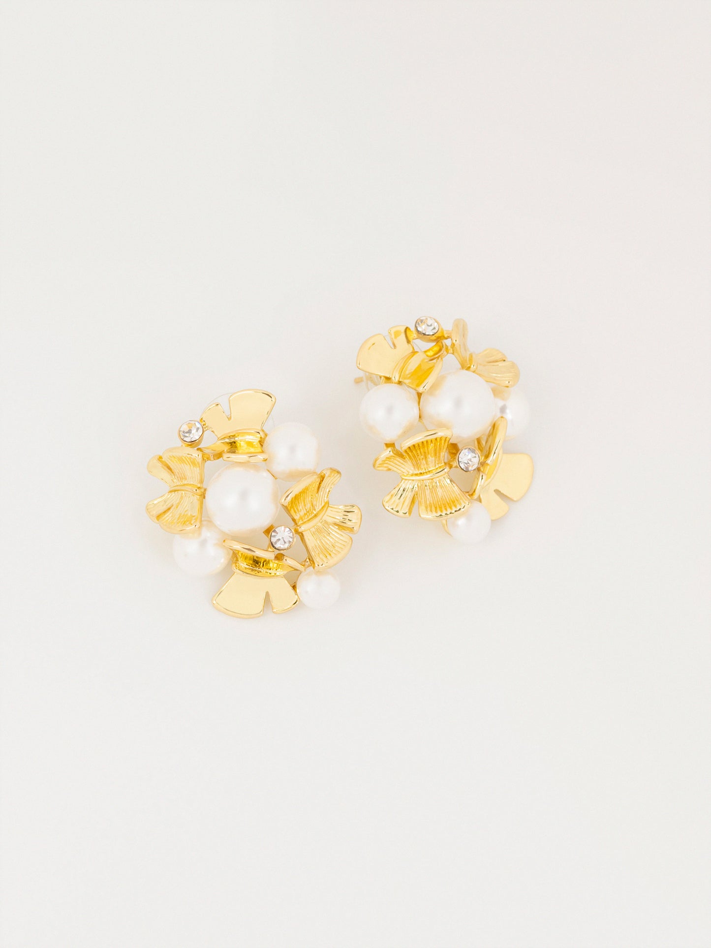 Crystal Pearl Earrings