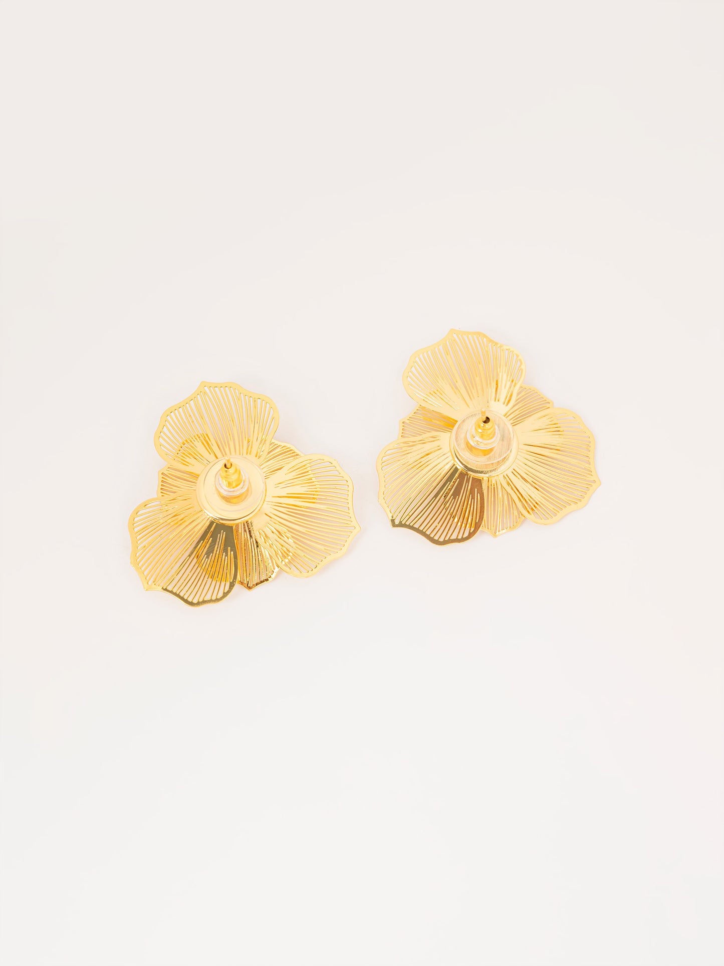 Wire Flower Earrings