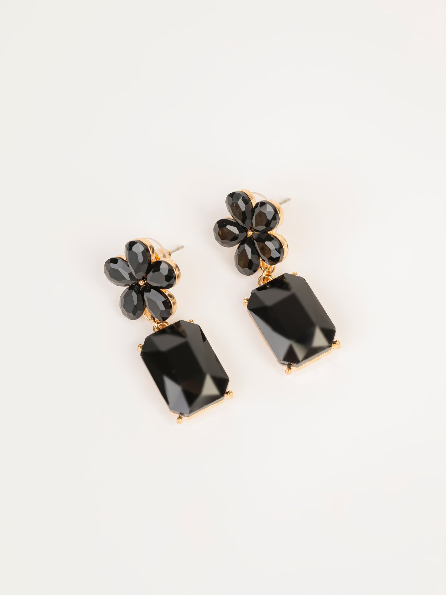 Crystal Floral Earrings